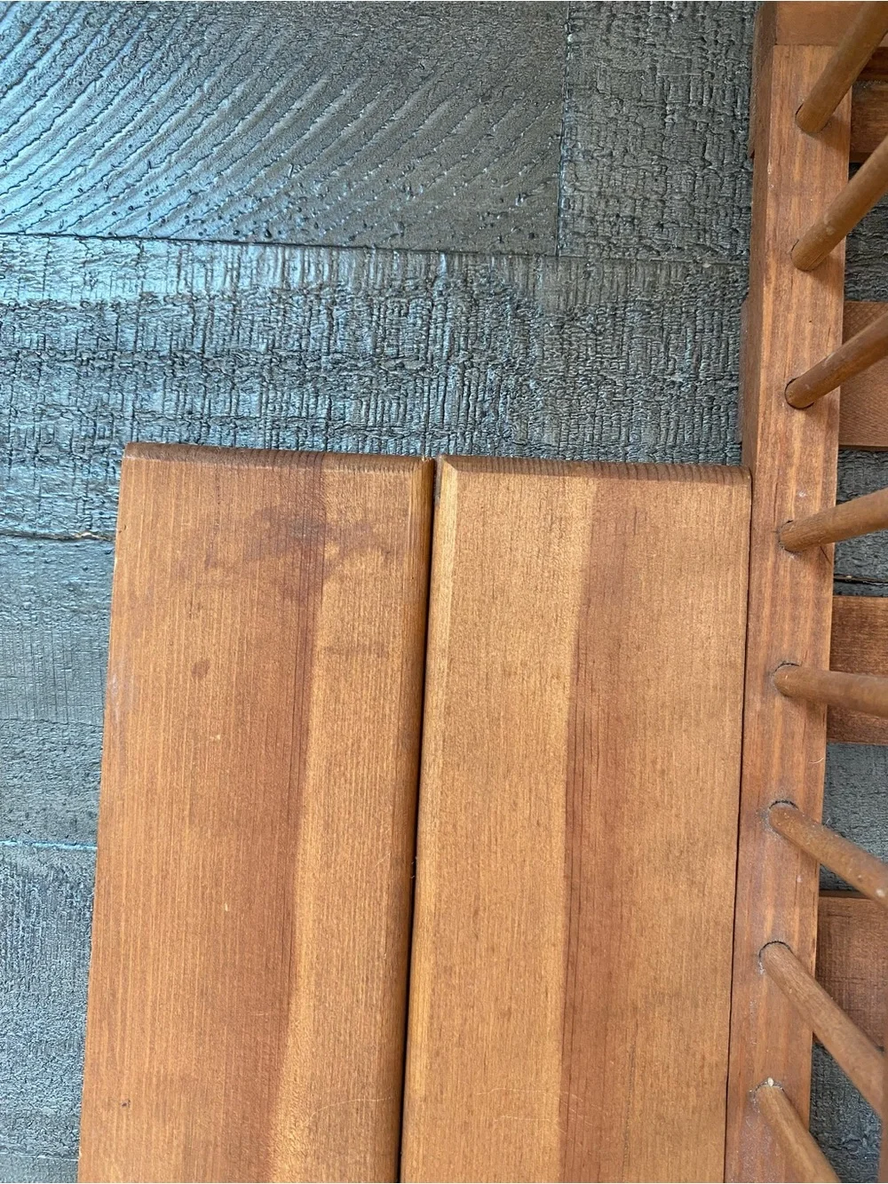 Vintage Wood Heart Cut Out Two Tier Cirio/Trinket Shelf Cottagecore Decor